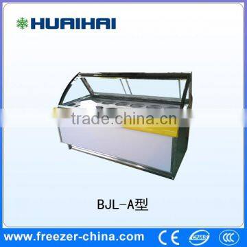 Ice cream display/ice cream display freezer/gelato cases CE