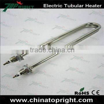 U type electric stainless 6kw custom-built finned immersion tubular heating elements