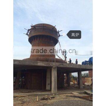 Nickel iron smelting blast furnac 20 cubic metres of nickel smelting blast furnace of iron Sintering machine The blast furnace