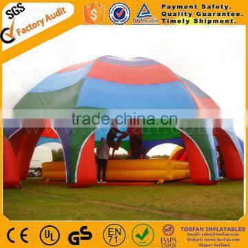 customized inflatable structure tent,airtight spider party tent F4009C