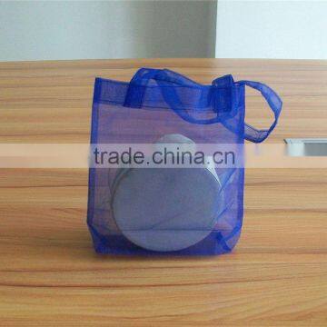 small organza bags/fancy organza pouch/satin cosmetic pouch