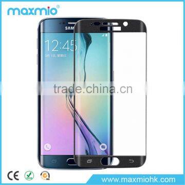 High Quality Colorful 3D Curved Tempered Glass Screen Protector for Samsung Galaxy S6 Edge