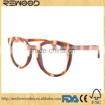 Wood Sunglasses Made From Ebony Frame With Clear Lens RX Frame photo-4