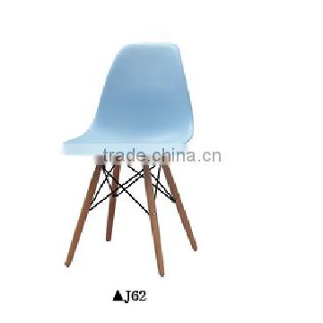 Solid leg plastic dining chair for restaurant/ leisure plastics chairs J63