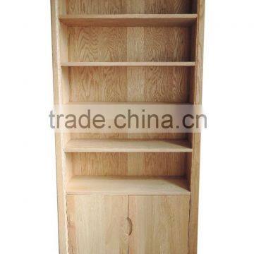 Tall wooden bookcase