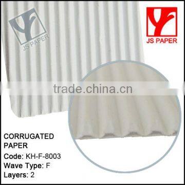 E, F Flute Color corrugated cardboard