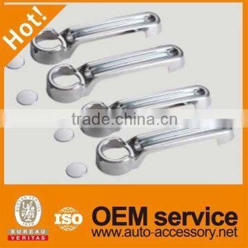 Door handle cover in water chrome