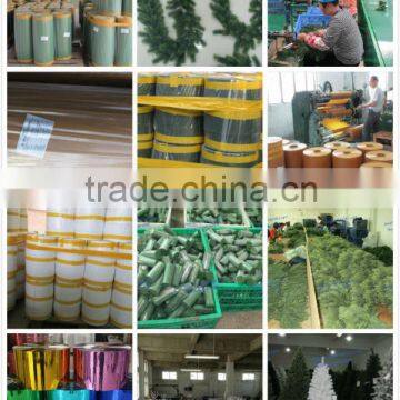 Rigid PVC Christmas Tree Film Used For Making Christmas Tree Leaves And Garlands