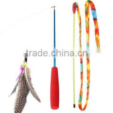 2 Pack Cat Feather Toys Interactive Cat Wand and Kitten Toys photo-2