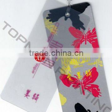 Printed Matte Shirt Tags, Plastic Hang Tag