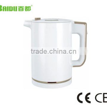 Chinese Manufacture Small household appliance 1.5L Cordless Removable lid Stainless Steel Electric Kettle