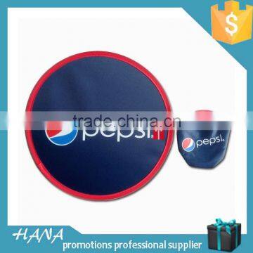 colorful promotional round folding fan custom frisbee fan