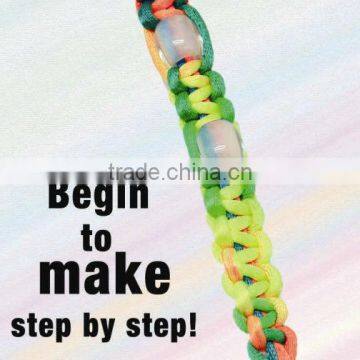 Diy creative kit friendship cord bead bracelets
