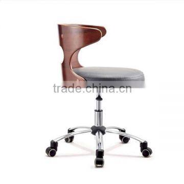 Promotional PU Leather Cushion Restaurant Chair/Revolving Dining Chair/Modern Design Restaurant Chair photo-3