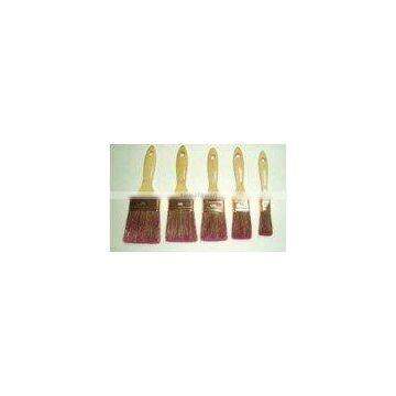 red filament and bristle max wooden handle brush