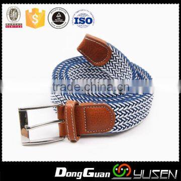 Good Quality Braided Elastic Stretch Rope Fashion Men Knitted Belt