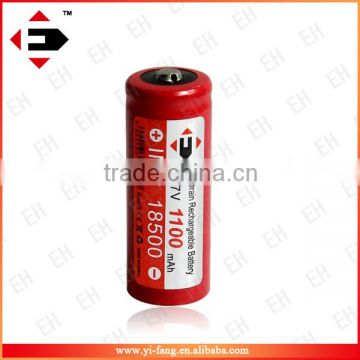 price 18500 18490 battery 1100mah 3.7V LiMn Battery with button top best mod