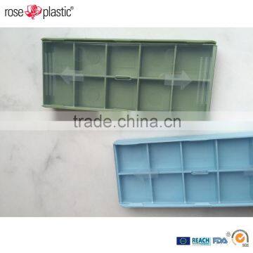 Plastic Transparent or Colored Carbide Inserts Packaging Box With Quick Press Closure of Lid Insert Box IB photo-4