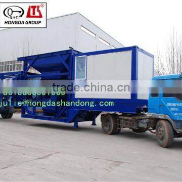 SHANDONG HONGDA Mobile Asphalt Mixing Plant Rated production 40t