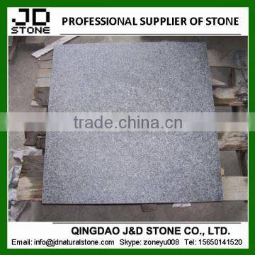 g684 black granite/ flamed black granite tile