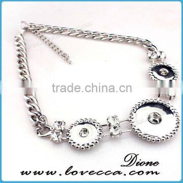 Cheap Price Silver Wholesale Fashion Jewelry Button Necklace for Sale photo-6