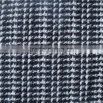 chian manufactory fancy tweed recycled wool woolen fabric