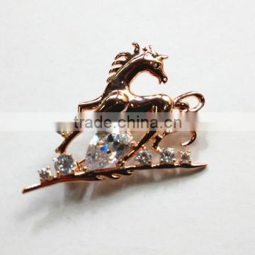 Rose gold Wedding style cubic zircon bridal brooches