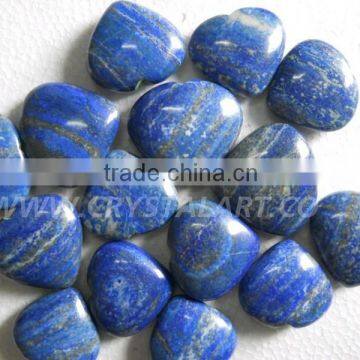 LAPIS LAZULE HEART 2.5 TO 3 INCH HEART SHAPE PALM STONES