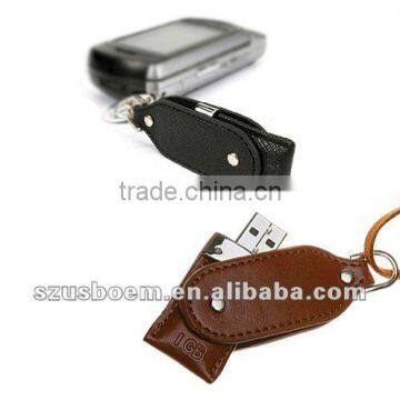high quality& factory prices leather usb