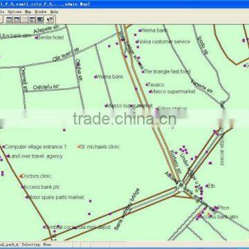 Nigeria Digital mapinfo tab map / ESRI shp format map