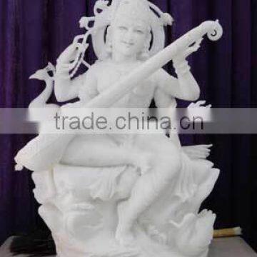 Marble Saraswati Murti