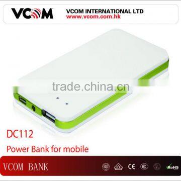 new arrival nice 5000mAh Universal Power Bank PB013 + 8* mobile phone adapter + 1 * USB cable