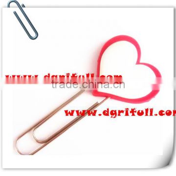 Cute silicone cartoon shaped paper clips