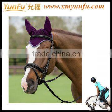 Customization With Rhinestones And Cords Horse Coach Fly Bonnet