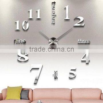 Excellent Luxury DIY 3D Wall Clock Mirror Stickers Watch! photo-5