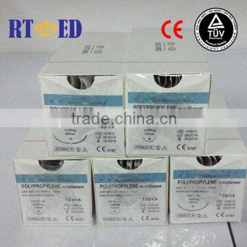 disposable polypropylene suture with needle