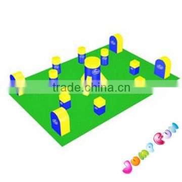 13pcs set paintball field for 3man vs 3man inflatable bunkers arena