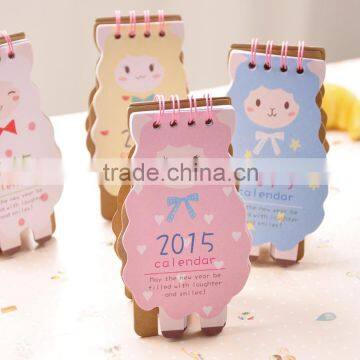 2015 Mini Cute Desk Pocket Calendar/ Custom Desktop Calendar