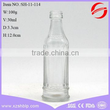 high transparency glass bottle 240ml for beverage or empty glass soda bottles