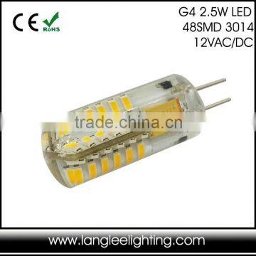 2700K 2W 12VAC DC COB LED G4