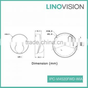 Weather-proof 2MP Full HD IR Wedge Dome Wireless IP Camera With Smart Detection photo-2