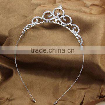 charm swirl shape rhinestone headband