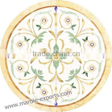 Circular Marble inlay Floors