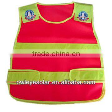 pvc reflective stripe eco-friendly safety vests factory for sale with logo printing