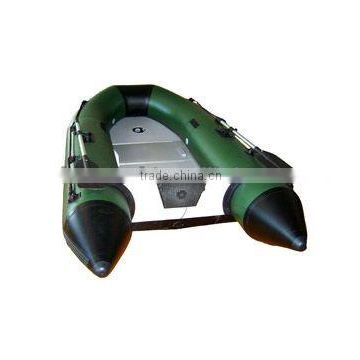 Dark Green CE Aluminum Floor Inflatable Boats