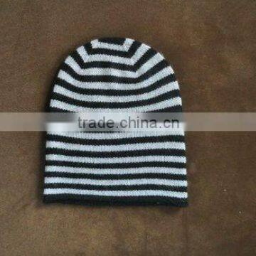 Baby Striped Cashmere Hat