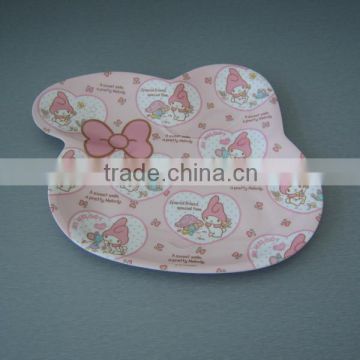 SP1212 rabbit face melamine plate