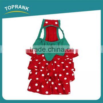 Fashion strawberry design sexy lovable dogs dog clothes for small dogs