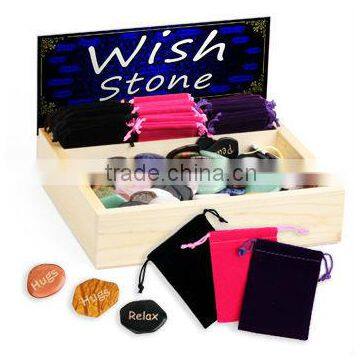 Wish stone w/o pouch,144pcs per display.