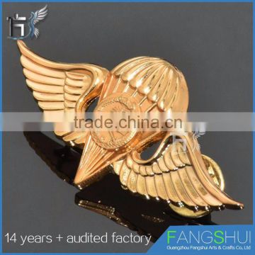 Wholesale popular eagle wing badge button pin badge cheap wholesale